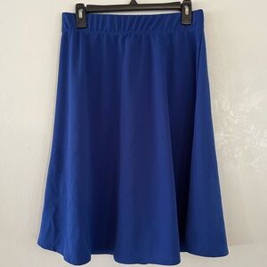 American City Wear Royal Blue A-Line Skirt